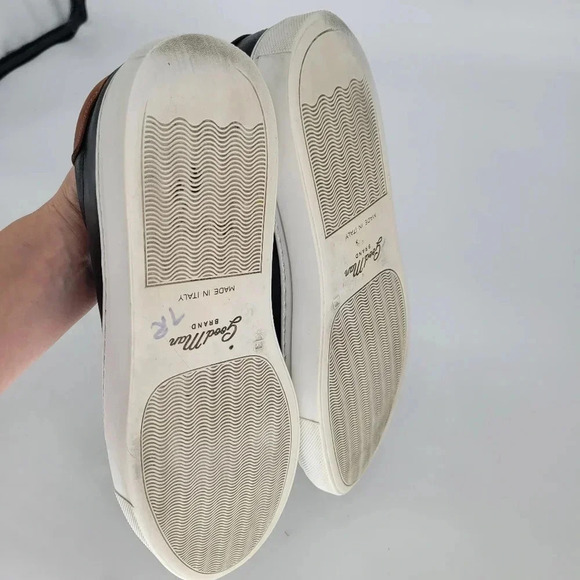 Good man brand made in italy legend London brown black sneakers shoes size 9 - Picture 8 of 14